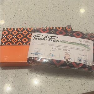 Natural Makeup Remover - Orange and Blue pattern